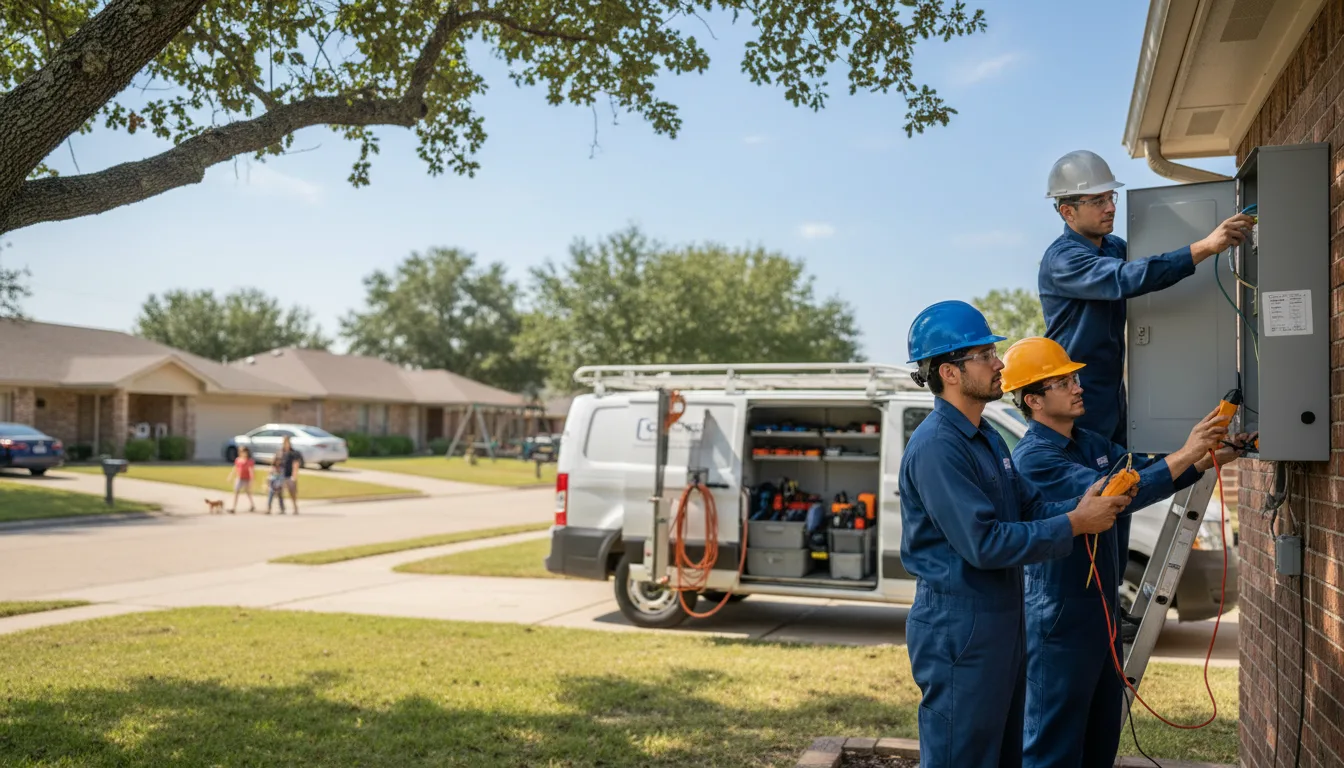 Certified electrician providing emergency electrical services in Rantoul, KS